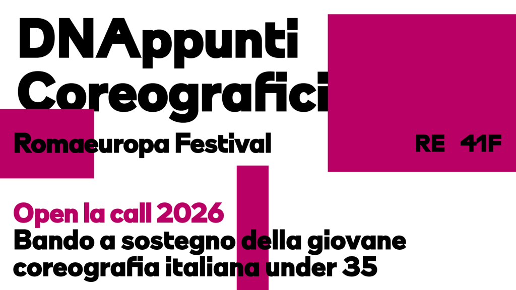 Call DNAppunti coreografici 2026