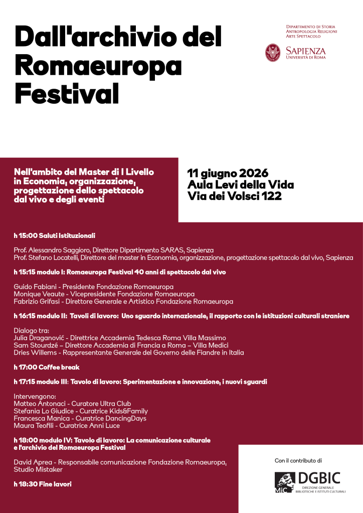 Dall’archivio del Romaeuropa Festival