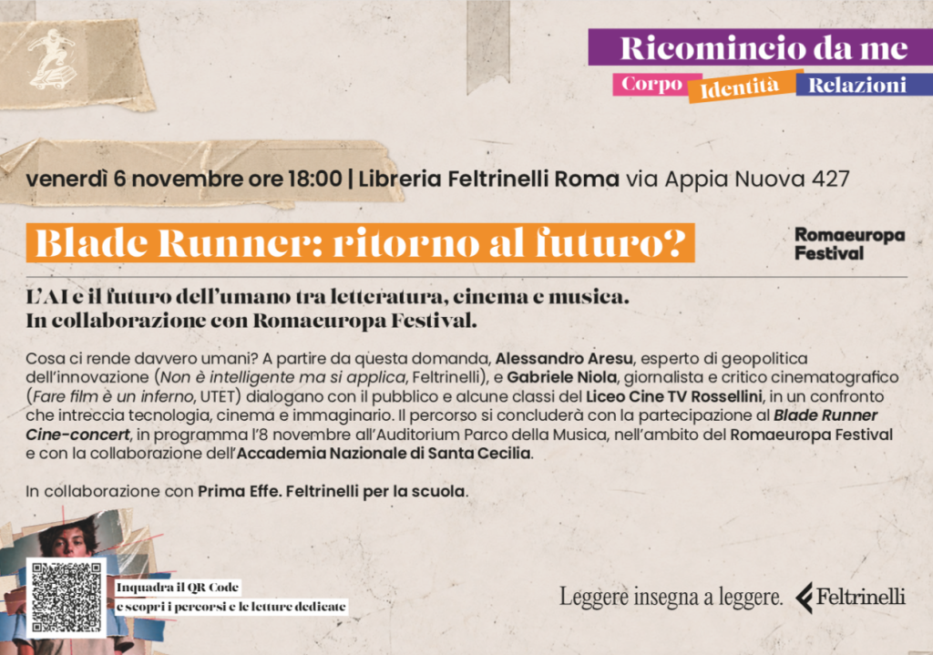 Blade Runner: ritorno al futuro?<br>L’AI e il futuro dell’umano tra letteratura, cinema e musica